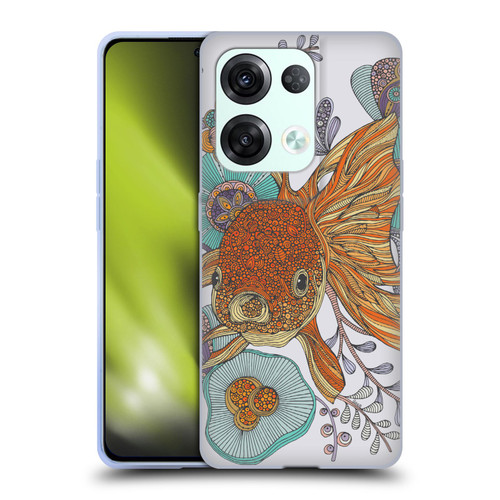Valentina Animals And Floral Goldfish Soft Gel Case for OPPO Reno8 Pro