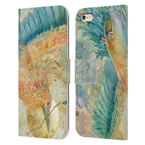 Stephanie Law Birds The Blue Above Leather Book Wallet Case Cover For Apple iPhone 6 Plus / iPhone 6s Plus