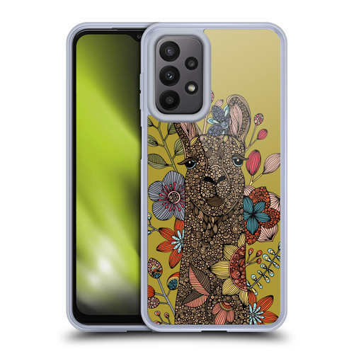 Valentina Animals And Floral Llama Soft Gel Case for Samsung Galaxy A23 / 5G (2022)