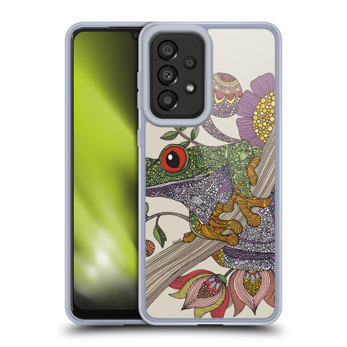 Valentina Animals And Floral Frog Soft Gel Case for Samsung Galaxy A33 5G (2022)