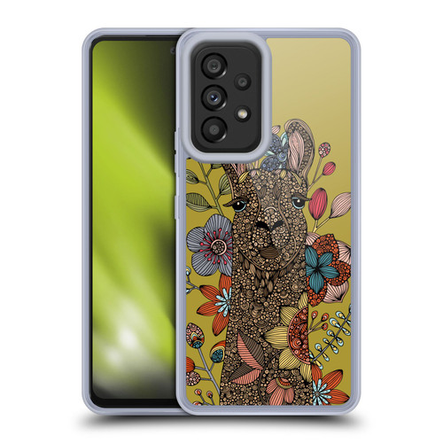Valentina Animals And Floral Llama Soft Gel Case for Samsung Galaxy A53 5G (2022)