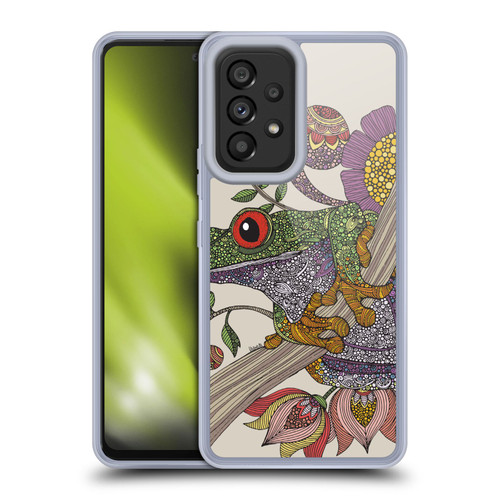 Valentina Animals And Floral Frog Soft Gel Case for Samsung Galaxy A53 5G (2022)