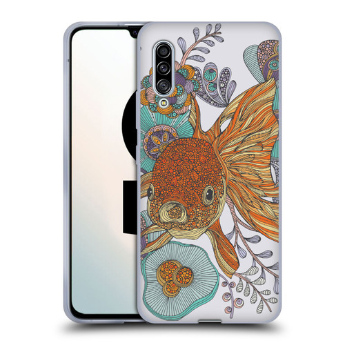 Valentina Animals And Floral Goldfish Soft Gel Case for Samsung Galaxy A90 5G (2019)