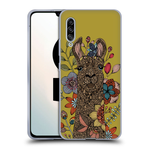 Valentina Animals And Floral Llama Soft Gel Case for Samsung Galaxy A90 5G (2019)
