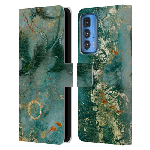 Stephanie Law Birds Three Fates Leather Book Wallet Case Cover For Motorola Edge 20 Pro