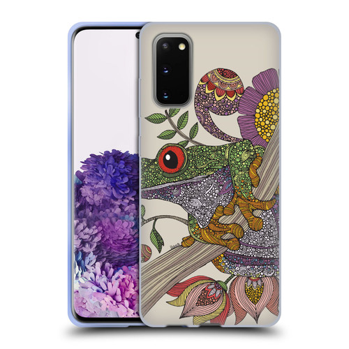 Valentina Animals And Floral Frog Soft Gel Case for Samsung Galaxy S20 / S20 5G
