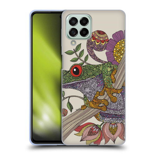 Valentina Animals And Floral Frog Soft Gel Case for Samsung Galaxy M53 (2022)