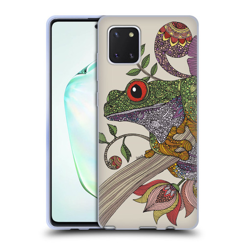 Valentina Animals And Floral Frog Soft Gel Case for Samsung Galaxy Note10 Lite