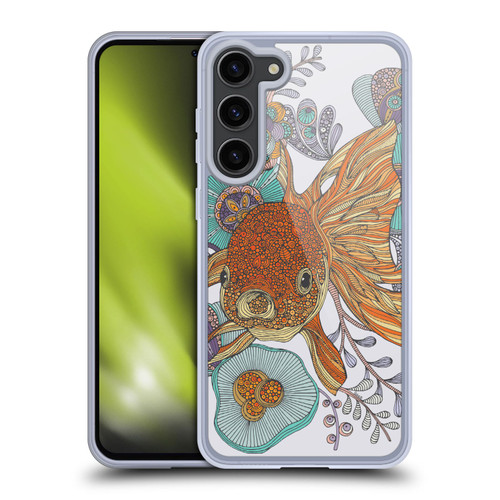 Valentina Animals And Floral Goldfish Soft Gel Case for Samsung Galaxy S23+ 5G