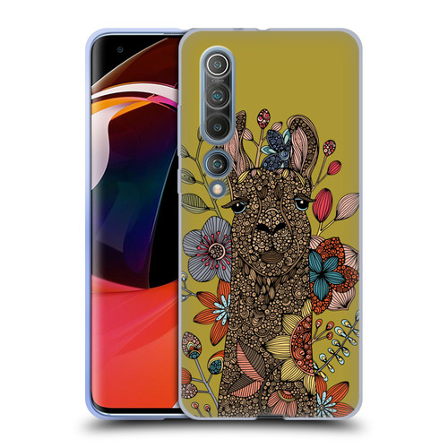 Valentina Animals And Floral Llama Soft Gel Case for Xiaomi Mi 10 5G / Mi 10 Pro 5G