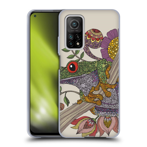 Valentina Animals And Floral Frog Soft Gel Case for Xiaomi Mi 10T 5G