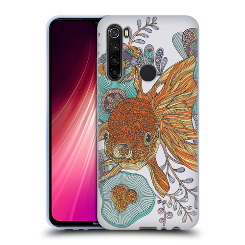 Valentina Animals And Floral Goldfish Soft Gel Case for Xiaomi Redmi Note 8T