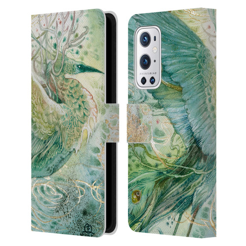 Stephanie Law Birds Phoenix Leather Book Wallet Case Cover For OnePlus 9 Pro