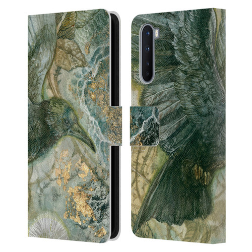 Stephanie Law Birds Detached Shadow Leather Book Wallet Case Cover For OnePlus Nord 5G