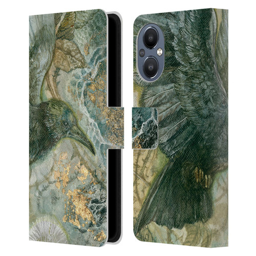 Stephanie Law Birds Detached Shadow Leather Book Wallet Case Cover For OnePlus Nord N20 5G