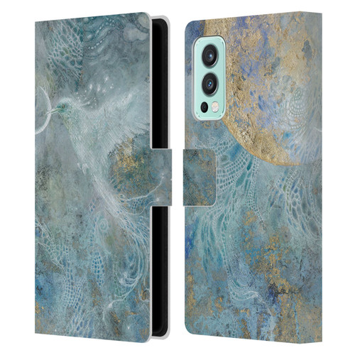 Stephanie Law Birds Silvers Of The Moon Leather Book Wallet Case Cover For OnePlus Nord 2 5G