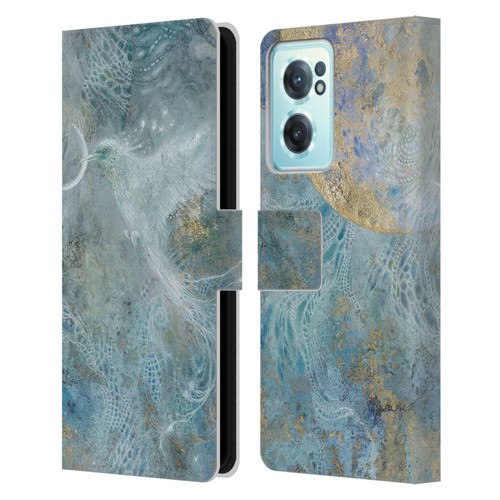 Stephanie Law Birds Silvers Of The Moon Leather Book Wallet Case Cover For OnePlus Nord CE 2 5G