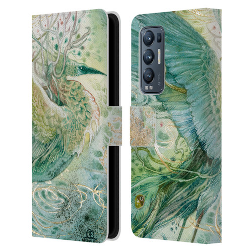 Stephanie Law Birds Phoenix Leather Book Wallet Case Cover For OPPO Find X3 Neo / Reno5 Pro+ 5G