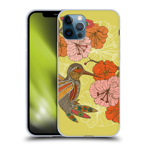 Valentina Birds Hummingbird Flower Soft Gel Case for Apple iPhone 12 / iPhone 12 Pro