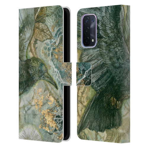 Stephanie Law Birds Detached Shadow Leather Book Wallet Case Cover For OPPO A54 5G