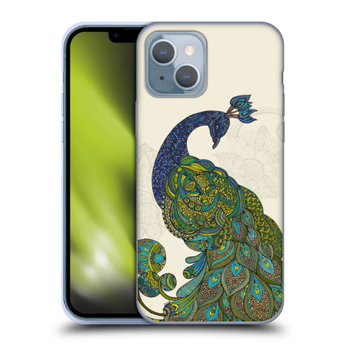Valentina Birds Peacock Tail Soft Gel Case for Apple iPhone 14