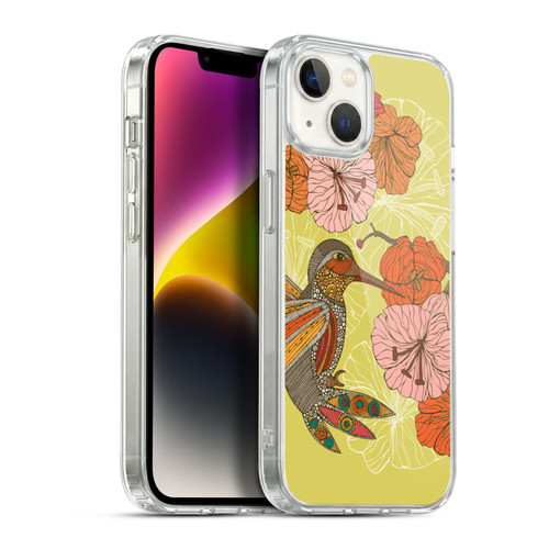 Valentina Birds Hummingbird Flower Soft Gel Case for Apple iPhone 14 Plus & MagSafe