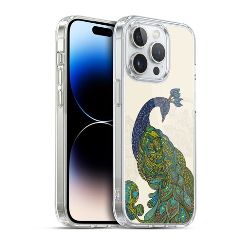 Valentina Birds Peacock Tail Soft Gel Case for Apple iPhone 14 Pro & MagSafe