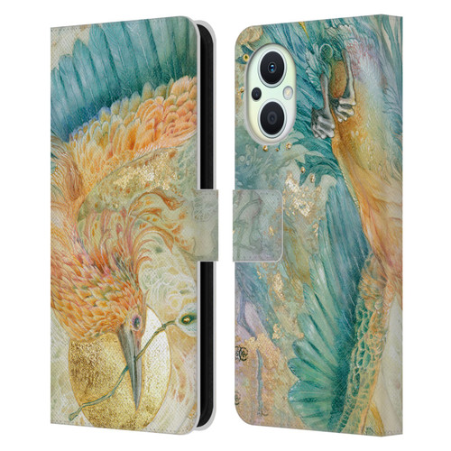 Stephanie Law Birds The Blue Above Leather Book Wallet Case Cover For OPPO Reno8 Lite