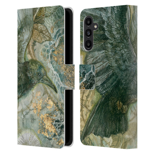 Stephanie Law Birds Detached Shadow Leather Book Wallet Case Cover For Samsung Galaxy A13 5G (2021)