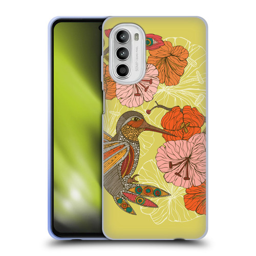 Valentina Birds Hummingbird Flower Soft Gel Case for Motorola Moto G52