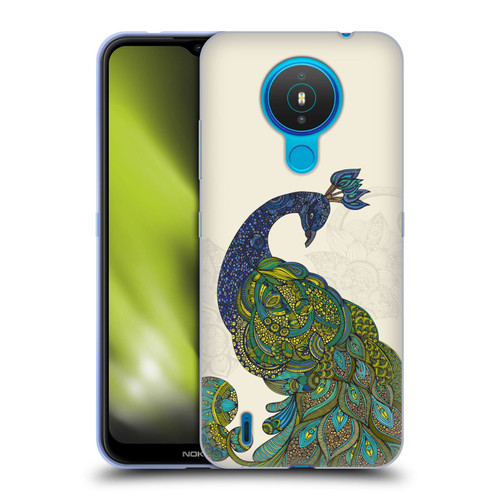 Valentina Birds Peacock Tail Soft Gel Case for Nokia 1.4