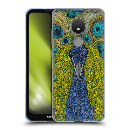 Valentina Birds The Peacock Soft Gel Case for Nokia C21