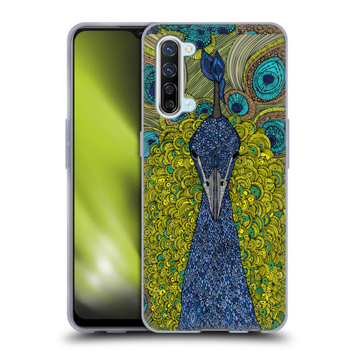 Valentina Birds The Peacock Soft Gel Case for OPPO Find X2 Lite 5G