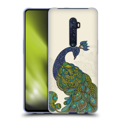 Valentina Birds Peacock Tail Soft Gel Case for OPPO Reno 2