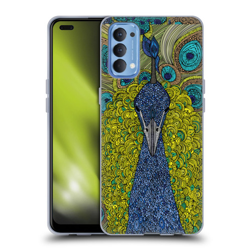 Valentina Birds The Peacock Soft Gel Case for OPPO Reno 4 5G