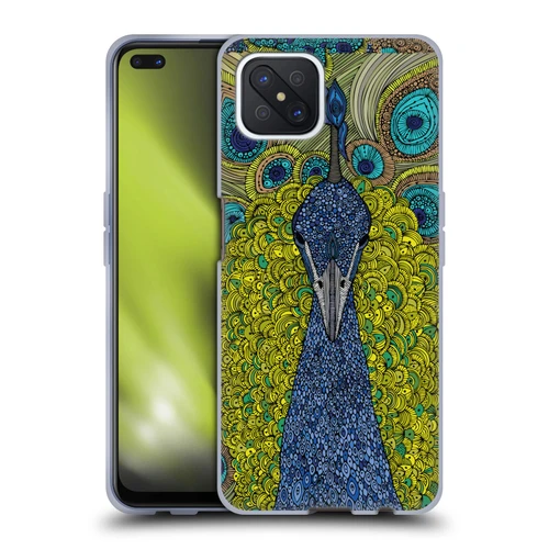 Valentina Birds The Peacock Soft Gel Case for OPPO Reno4 Z 5G