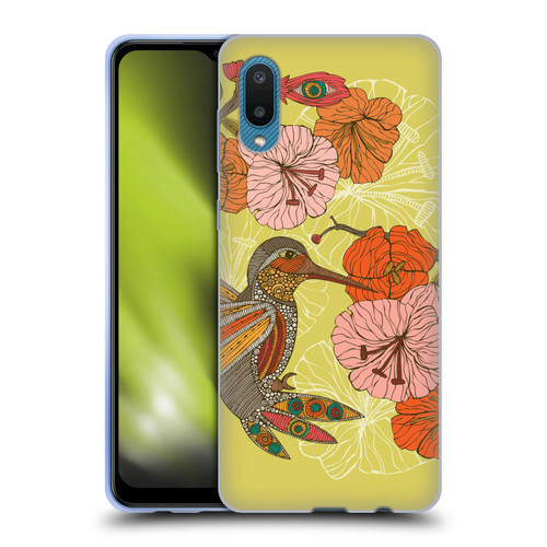 Valentina Birds Hummingbird Flower Soft Gel Case for Samsung Galaxy A02/M02 (2021)