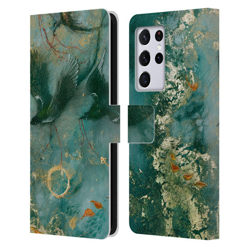 Stephanie Law Birds Three Fates Leather Book Wallet Case Cover For Samsung Galaxy S21 Ultra 5G