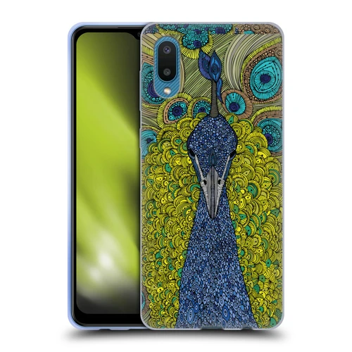 Valentina Birds The Peacock Soft Gel Case for Samsung Galaxy A02/M02 (2021)