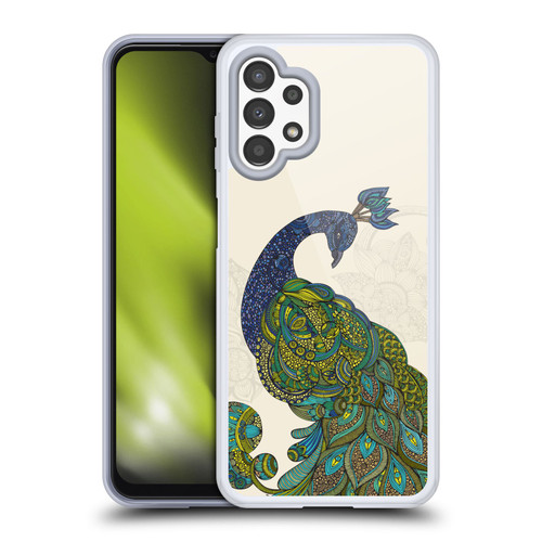 Valentina Birds Peacock Tail Soft Gel Case for Samsung Galaxy A13 (2022)