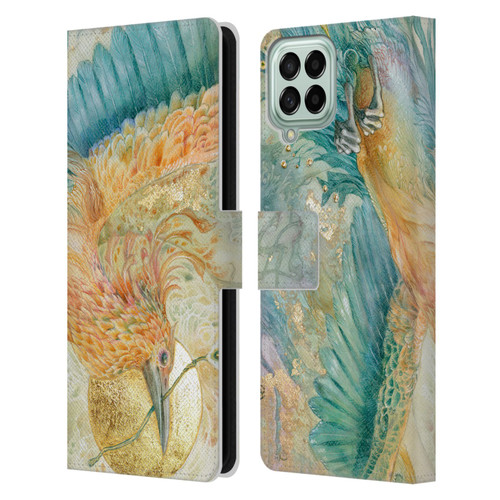 Stephanie Law Birds The Blue Above Leather Book Wallet Case Cover For Samsung Galaxy M33 (2022)