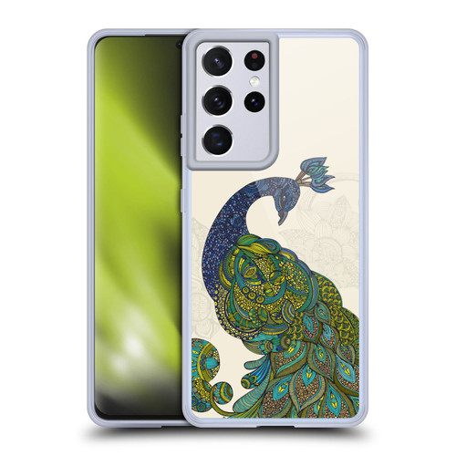 Valentina Birds Peacock Tail Soft Gel Case for Samsung Galaxy S21 Ultra 5G