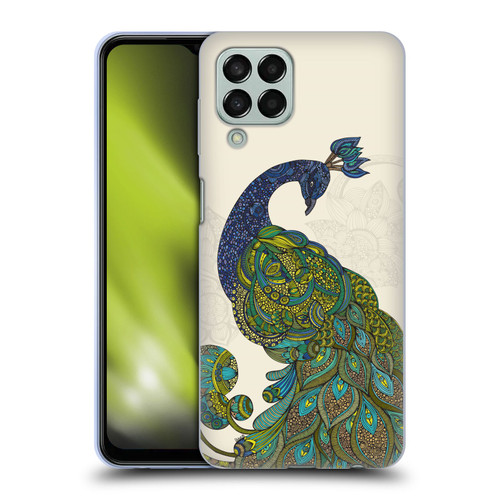 Valentina Birds Peacock Tail Soft Gel Case for Samsung Galaxy M33 (2022)