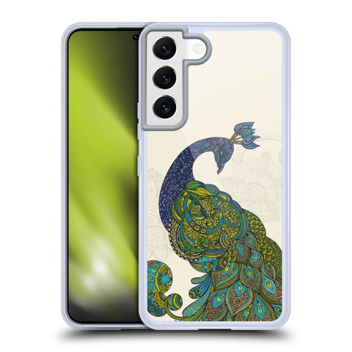 Valentina Birds Peacock Tail Soft Gel Case for Samsung Galaxy S22 5G