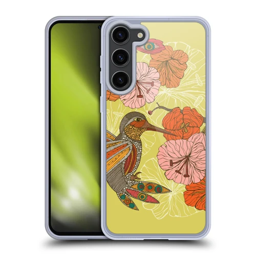 Valentina Birds Hummingbird Flower Soft Gel Case for Samsung Galaxy S23+ 5G