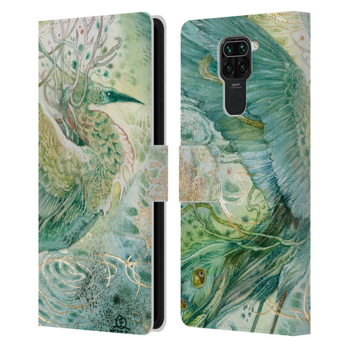 Stephanie Law Birds Phoenix Leather Book Wallet Case Cover For Xiaomi Redmi Note 9 / Redmi 10X 4G