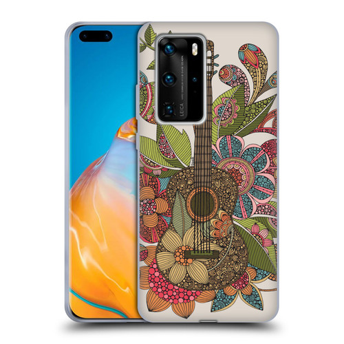 Valentina Bloom Ever Guitar Soft Gel Case for Huawei P40 Pro / P40 Pro Plus 5G