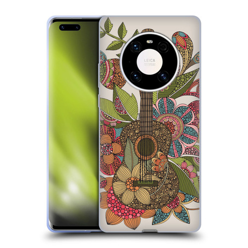 Valentina Bloom Ever Guitar Soft Gel Case for Huawei Mate 40 Pro 5G