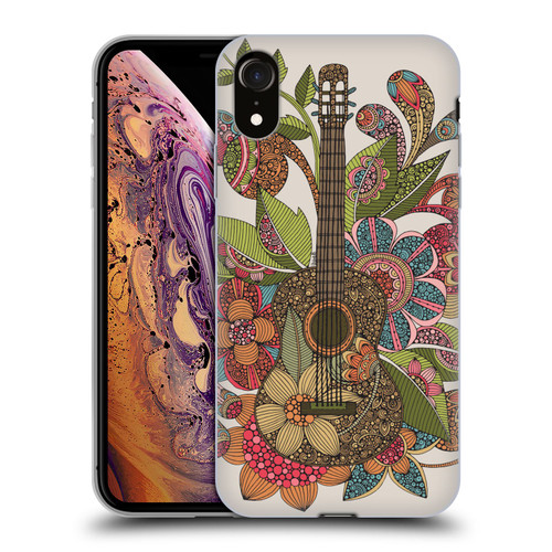 Valentina Bloom Ever Guitar Soft Gel Case for Apple iPhone XR