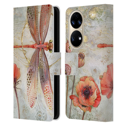 Stephanie Law Immortal Ephemera Trance Leather Book Wallet Case Cover For Huawei P50